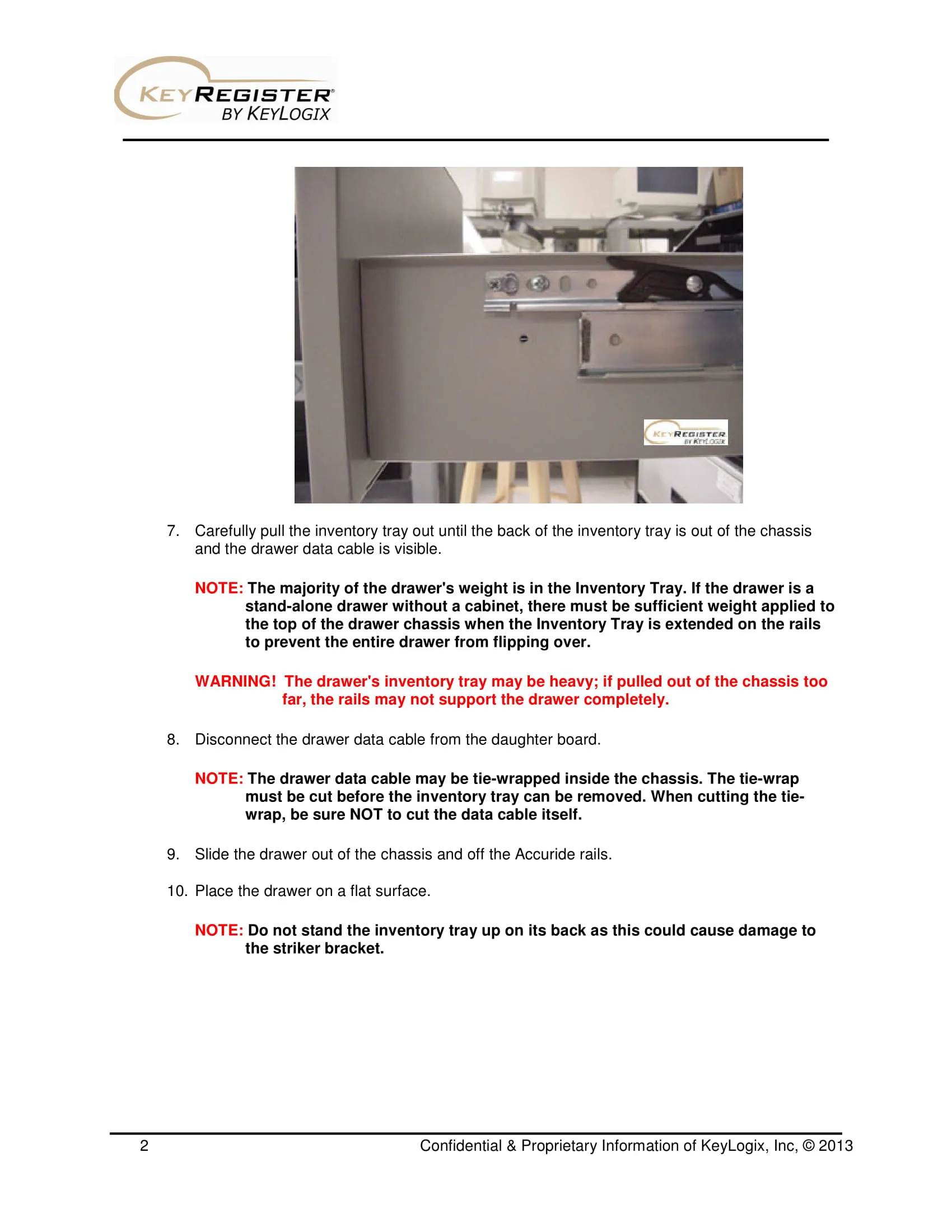 KR Tray Removal and Drawer Assembly-2